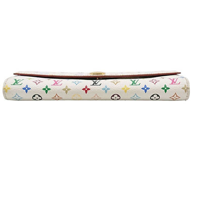 Louis Vuitton Sarah Multicolor Fig Long Wallet With Storage Bag
