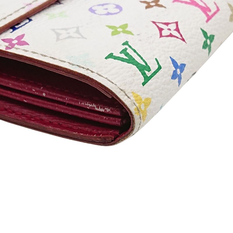 Louis Vuitton Sarah Multicolor Fig Long Wallet With Storage Bag