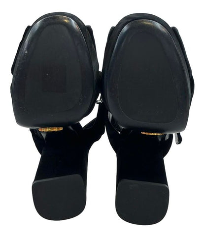 Prada Platform Sandals Velvet Women's SIZE 35 1/2 22.5cm (8.86in) Prada