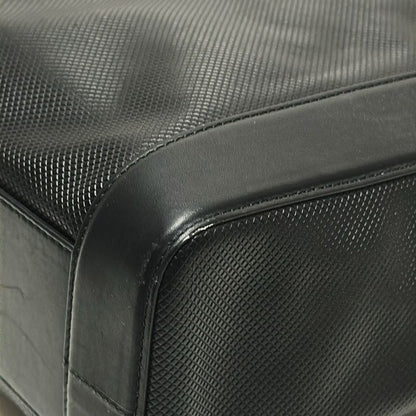 Bottega Veneta Handbag - Black Shape Stamped Leather