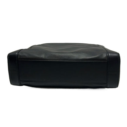 Bottega Veneta Handbag - Black Shape Stamped Leather