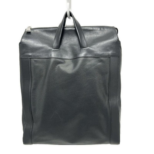 Bottega Veneta Handbag - Black Shape Stamped Leather