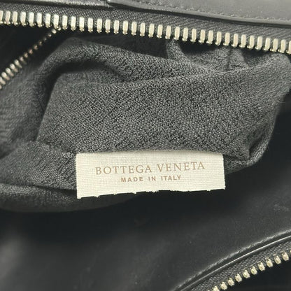 Bottega Veneta Handbag - Black Shape Stamped Leather