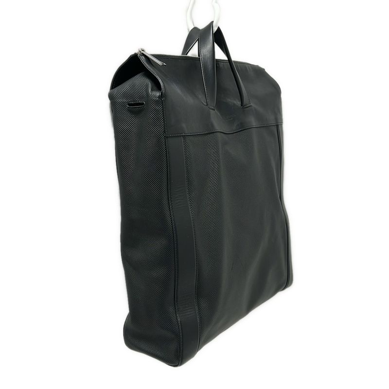 Bottega Veneta Handbag - Black Shape Stamped Leather