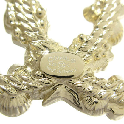 Chanel Brooch Coco Mark Gold And Ivory