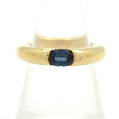 Cartier Ring 51 Ellipse Ring 18K Yellow Gold X Sapphire