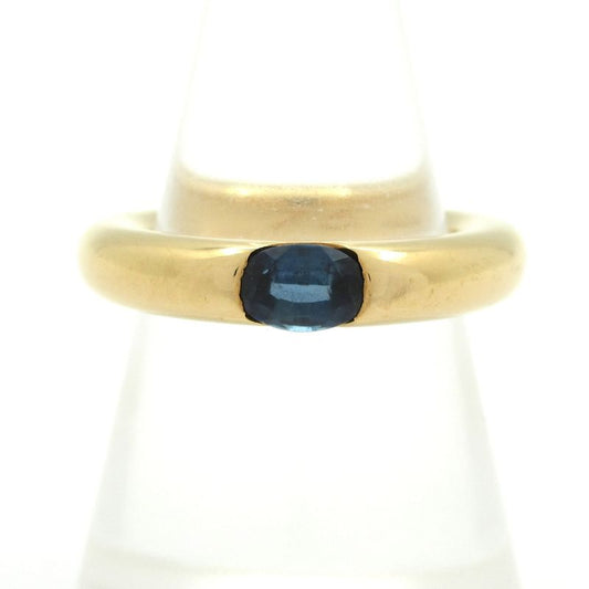 Cartier Ring 51 Ellipse Ring 18K Yellow Gold X Sapphire
