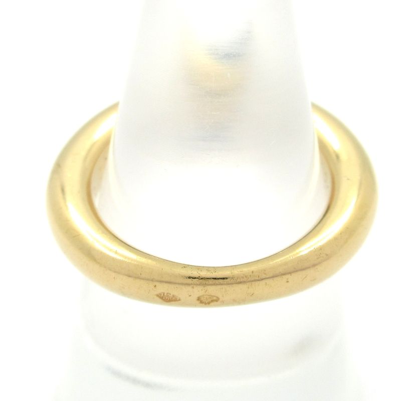 Cartier Ring 51 Ellipse Ring 18K Yellow Gold X Sapphire