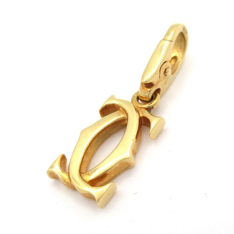 Cartier Pendant Top 2C 18K Yellow Gold