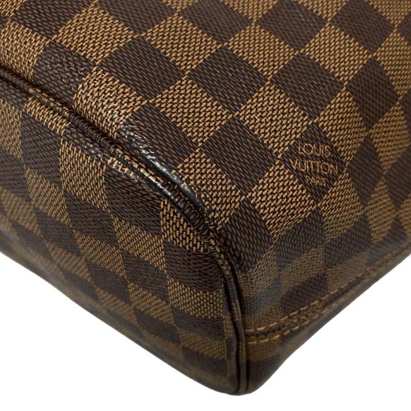 Louis Vuitton Damier Neverfull MM N41358 Ebène Tote Bag