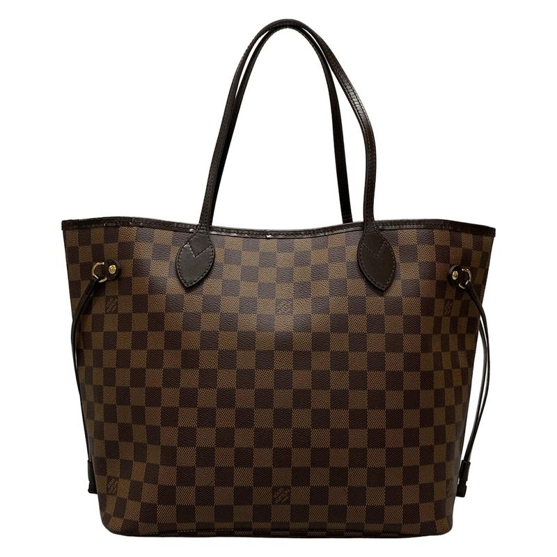 Louis Vuitton Damier Neverfull MM N41358 Ebène Tote Bag