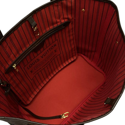 Louis Vuitton Damier Neverfull MM N41358 Ebène Tote Bag