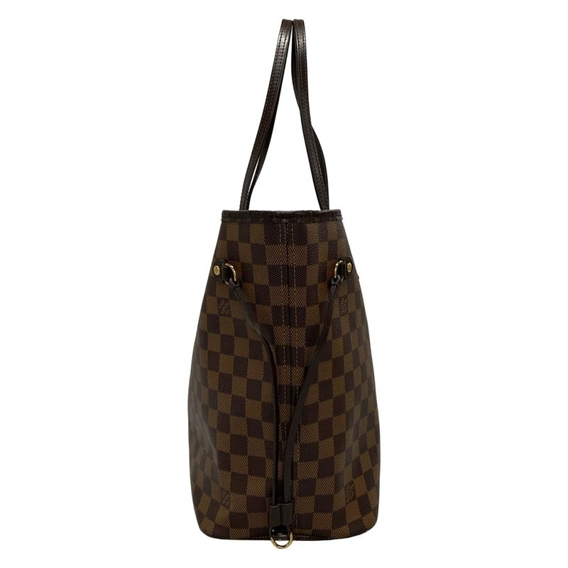 Louis Vuitton Damier Neverfull MM N41358 Ebène Tote Bag