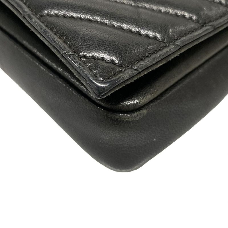 Saint Laurent Paris Shoulder Bag Kate 99 632014 Black Chain Handle/monogram