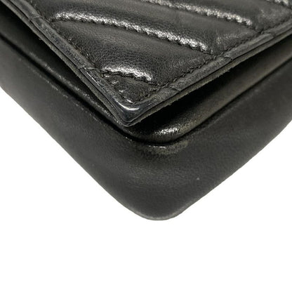 Saint Laurent Paris Shoulder Bag Kate 99 632014 Black Chain Handle/monogram