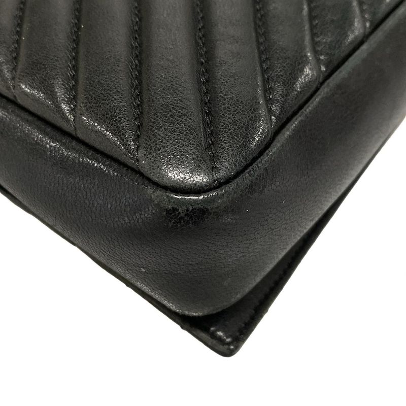 Saint Laurent Paris Shoulder Bag Kate 99 632014 Black Chain Handle/monogram