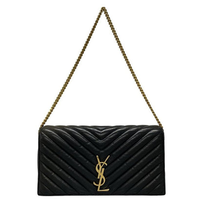 Saint Laurent Paris Shoulder Bag Kate 99 632014 Black Chain Handle/monogram