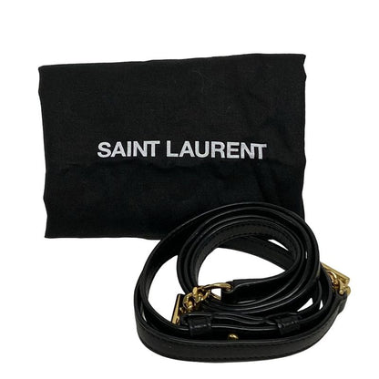 Saint Laurent Paris Shoulder Bag Kate 99 632014 Black Chain Handle/monogram
