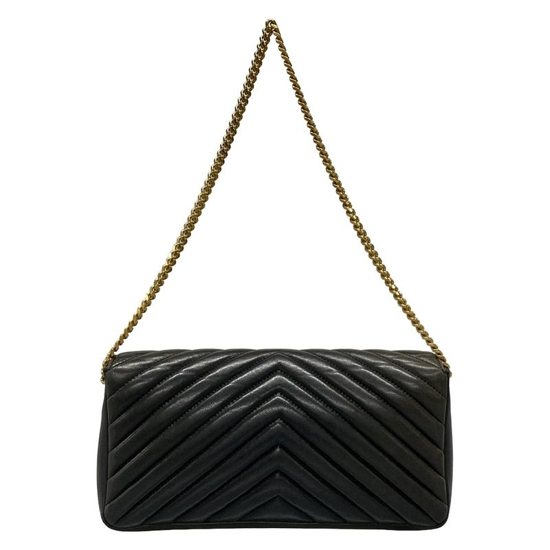 Saint Laurent Paris Shoulder Bag Kate 99 632014 Black Chain Handle/monogram