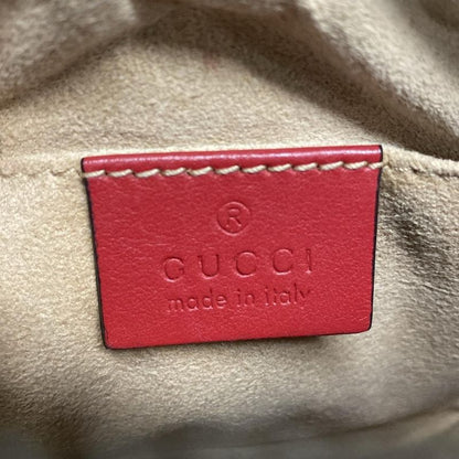 Gucci Shoulder Bag GG Marmont Mini Camera Bag 448065 Red Chain Shoulder/quilted