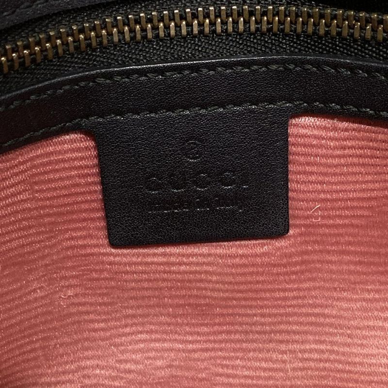 Gucci Shoulder Bag GG Marmont Quilted Small Shoulder Bag 443497 Black And White