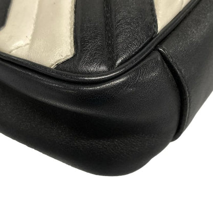 Gucci Shoulder Bag GG Marmont Quilted Small Shoulder Bag 443497 Black And White