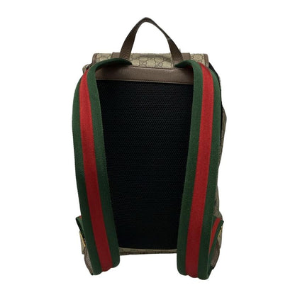 Gucci Backpack Sac Soft GG Supreme Backpack 473869 Beige X Ebony X Dark Brown