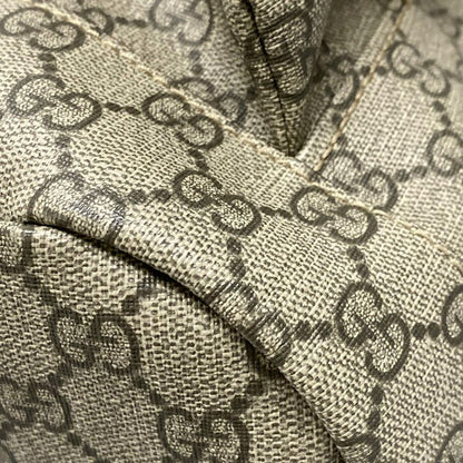 Gucci Backpack Sac Soft GG Supreme Backpack 473869 Beige X Ebony X Dark Brown