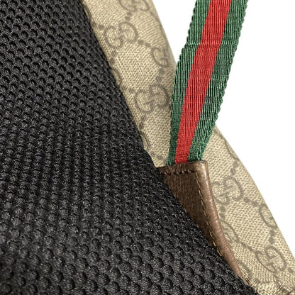 Gucci Backpack Sac Soft GG Supreme Backpack 473869 Beige X Ebony X Dark Brown