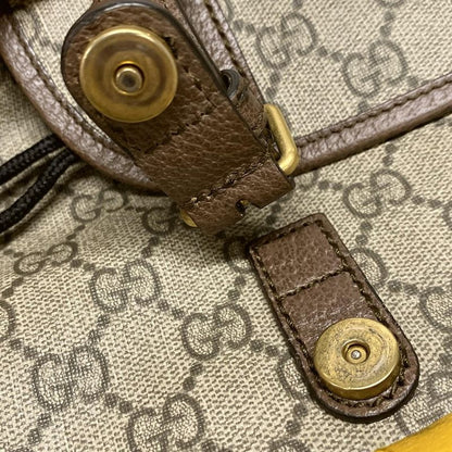 Gucci Backpack Sac Soft GG Supreme Backpack 473869 Beige X Ebony X Dark Brown