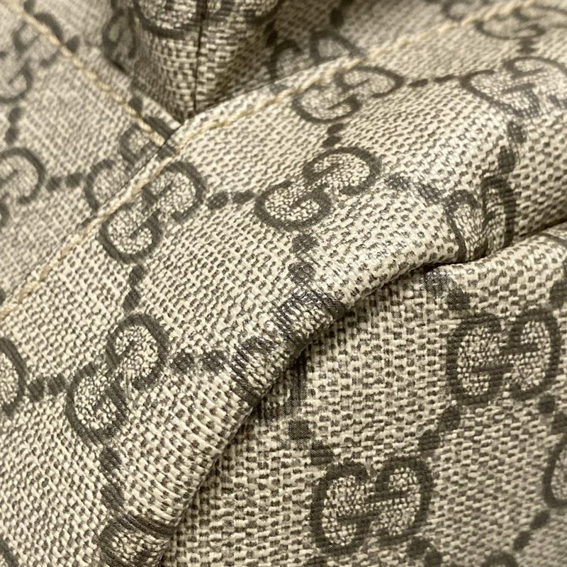 Gucci Backpack Sac Soft GG Supreme Backpack 473869 Beige X Ebony X Dark Brown