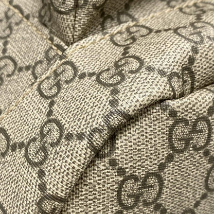 Gucci Backpack Sac Soft GG Supreme Backpack 473869 Beige X Ebony X Dark Brown