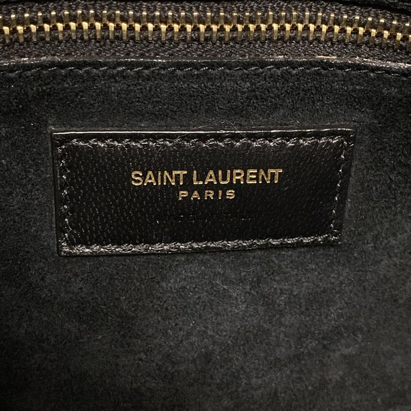 Saint Laurent Paris Handbag Le Saint Cassette 657220 Black Leather