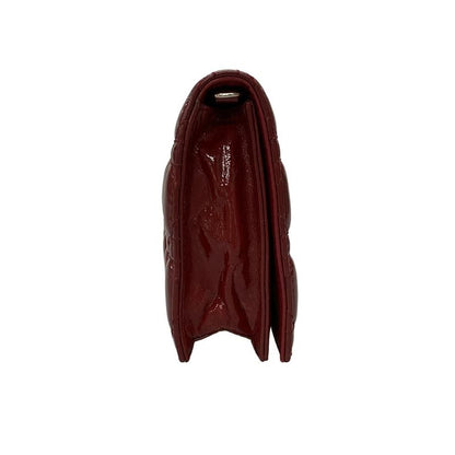 Dior/christian Dior Clutch Bag Canage Stitch Red Leather