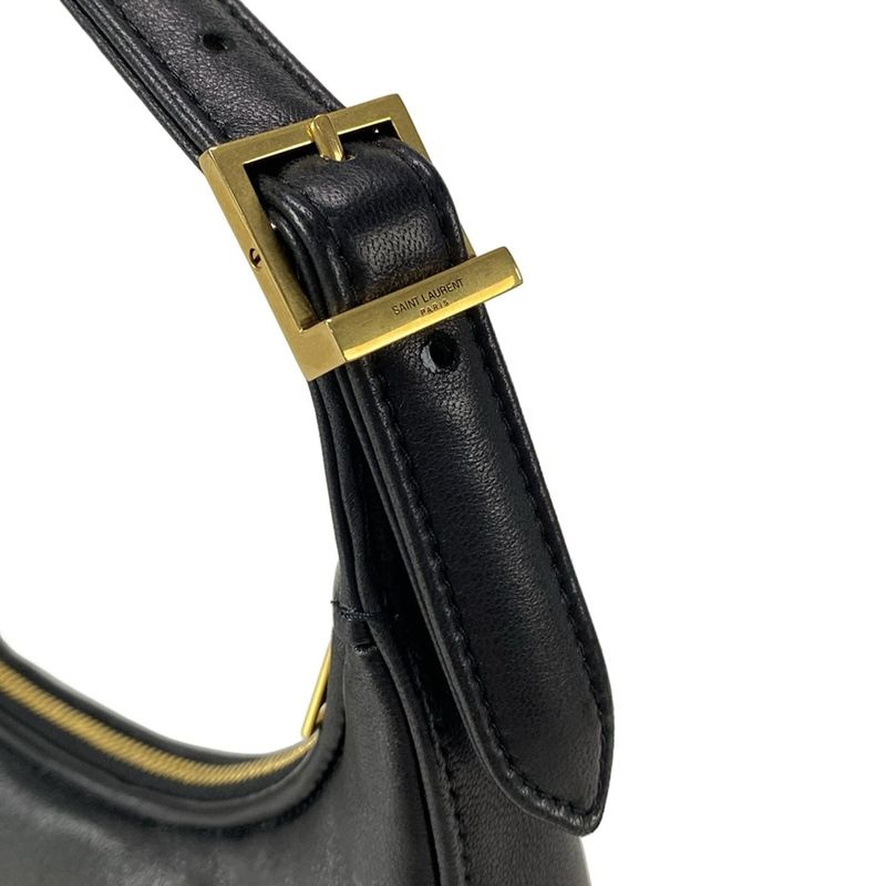 Saint Laurent Paris Handbag Calypso Mini Hobo 791484 Black Leather