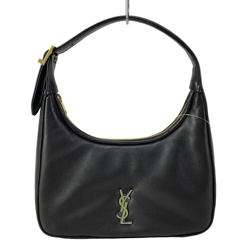 Saint Laurent Paris Handbag Calypso Mini Hobo 791484 Black Leather