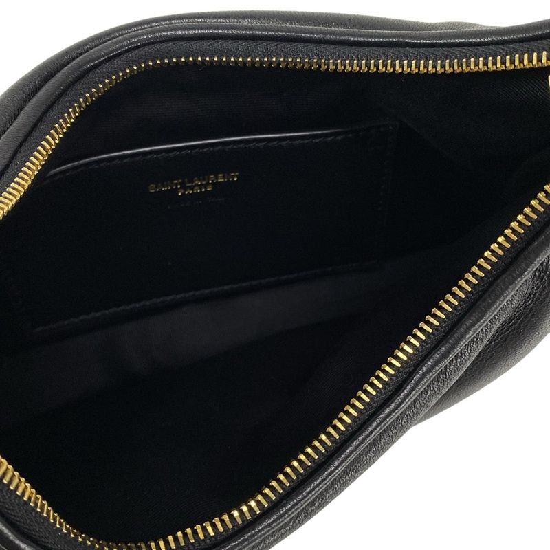 Saint Laurent Paris Handbag Calypso Mini Hobo 791484 Black Leather