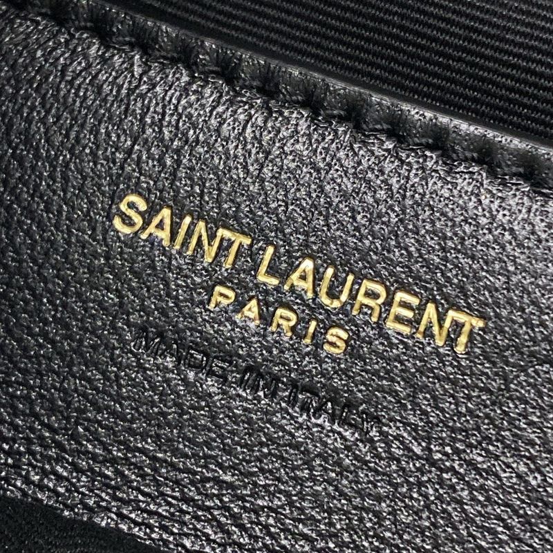 Saint Laurent Paris Handbag Calypso Mini Hobo 791484 Black Leather