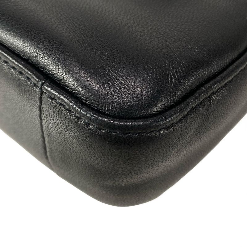 Saint Laurent Paris Handbag Calypso Mini Hobo 791484 Black Leather