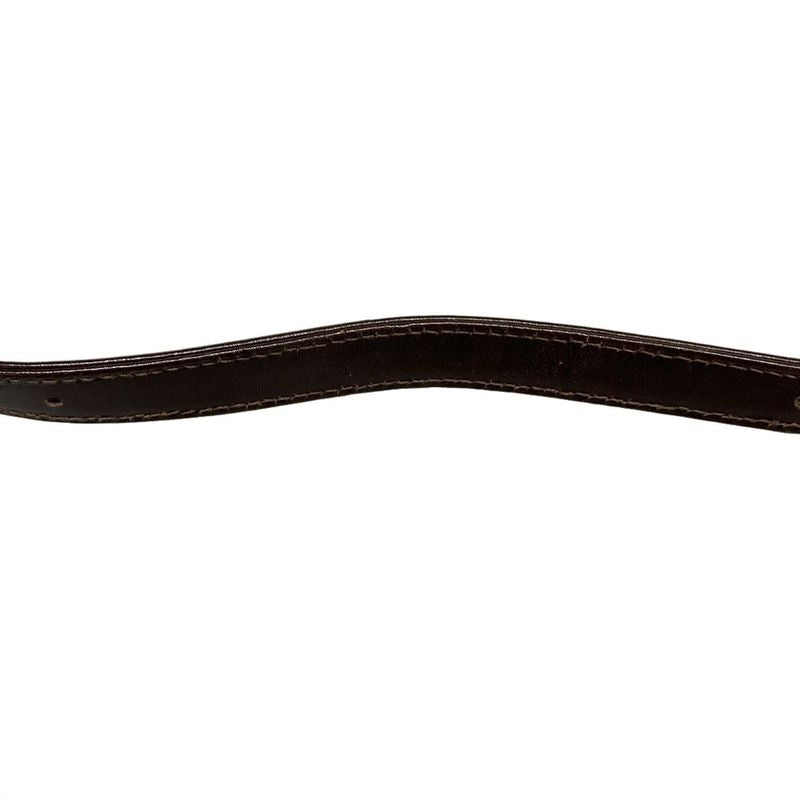 Fendi Shoulder Bag Zucca Pattern 16321 Brown X Black X Dark Brown Leather