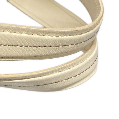 Dior/christian Dior Tote Bag Flower/trotter Ivory And Brown Cotton Leather