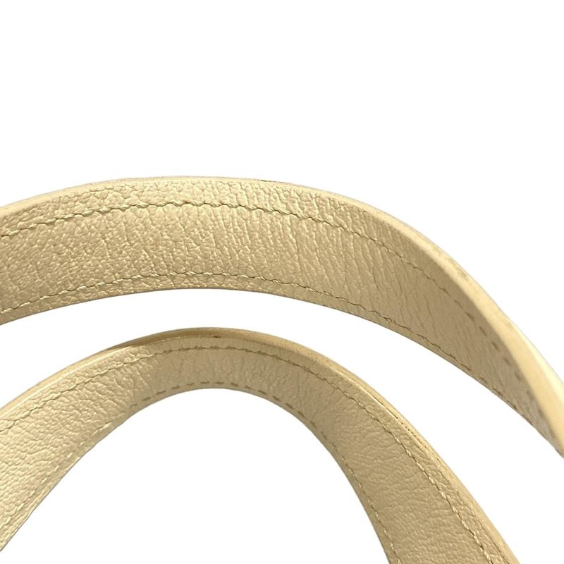 Dior/christian Dior Tote Bag Flower/trotter Ivory And Brown Cotton Leather