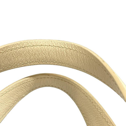 Dior/christian Dior Tote Bag Flower/trotter Ivory And Brown Cotton Leather