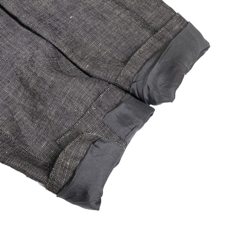 Chanel Jacket Size 38 M Women's P11161 Gray Double Linen