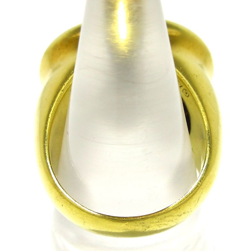Tiffany & Co Ring - 18K Yellow Gold X Black Cabochon / 1985