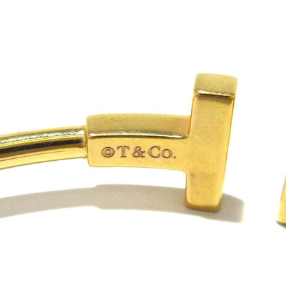 Tiffany & Co Bangle T-wire Bracelet 18K Yellow Gold X Black