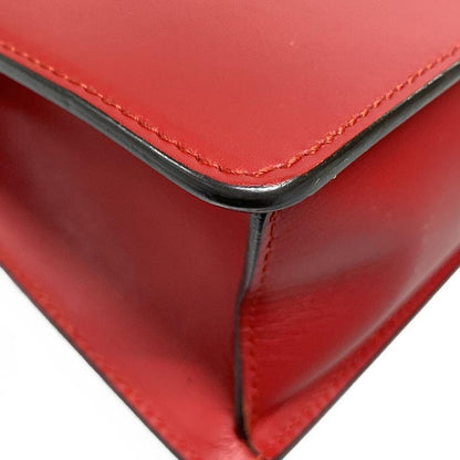 Gucci Shoulder Bag Sylvie 421882 Red Leather
