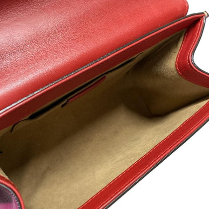 Gucci Shoulder Bag Padlock Small/gg Supreme 409487 Beige X Ebony X Multi Chain