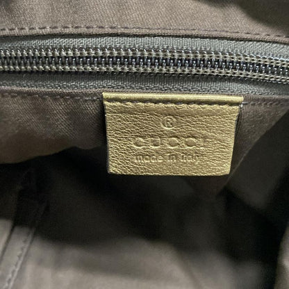 Gucci Shoulder Bag In GG Pattern 181092 Beige Gold And Pink Leather