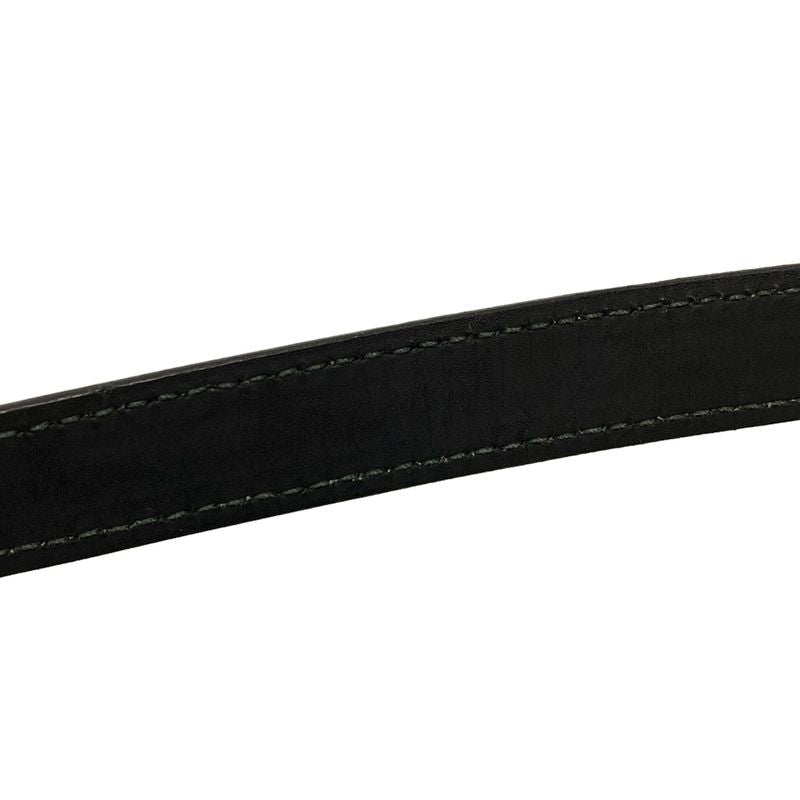 Gucci Shoulder Bag GG Supreme 474139 Dark Gray And Black Leather